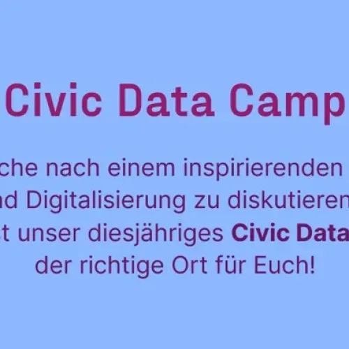 Barcamp “Civic Data” für NGOs am 22.05.2025 in Köln – mit Kostenübernahme inkl. Anfahrt und Hotel