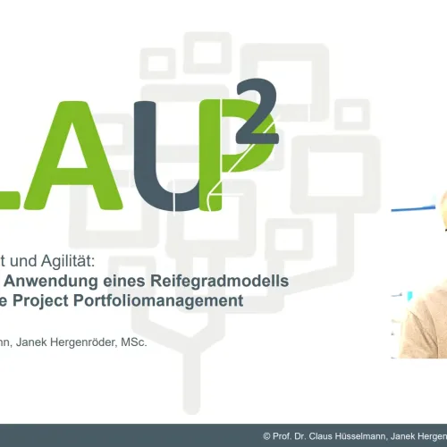 Wie können Unternehmen ihr Projektportfoliomanagement flexibel und dennoch wirkungsvoll gestalten? Die Frage wurde von Prof. Claus Hüsselmann beantwortet.